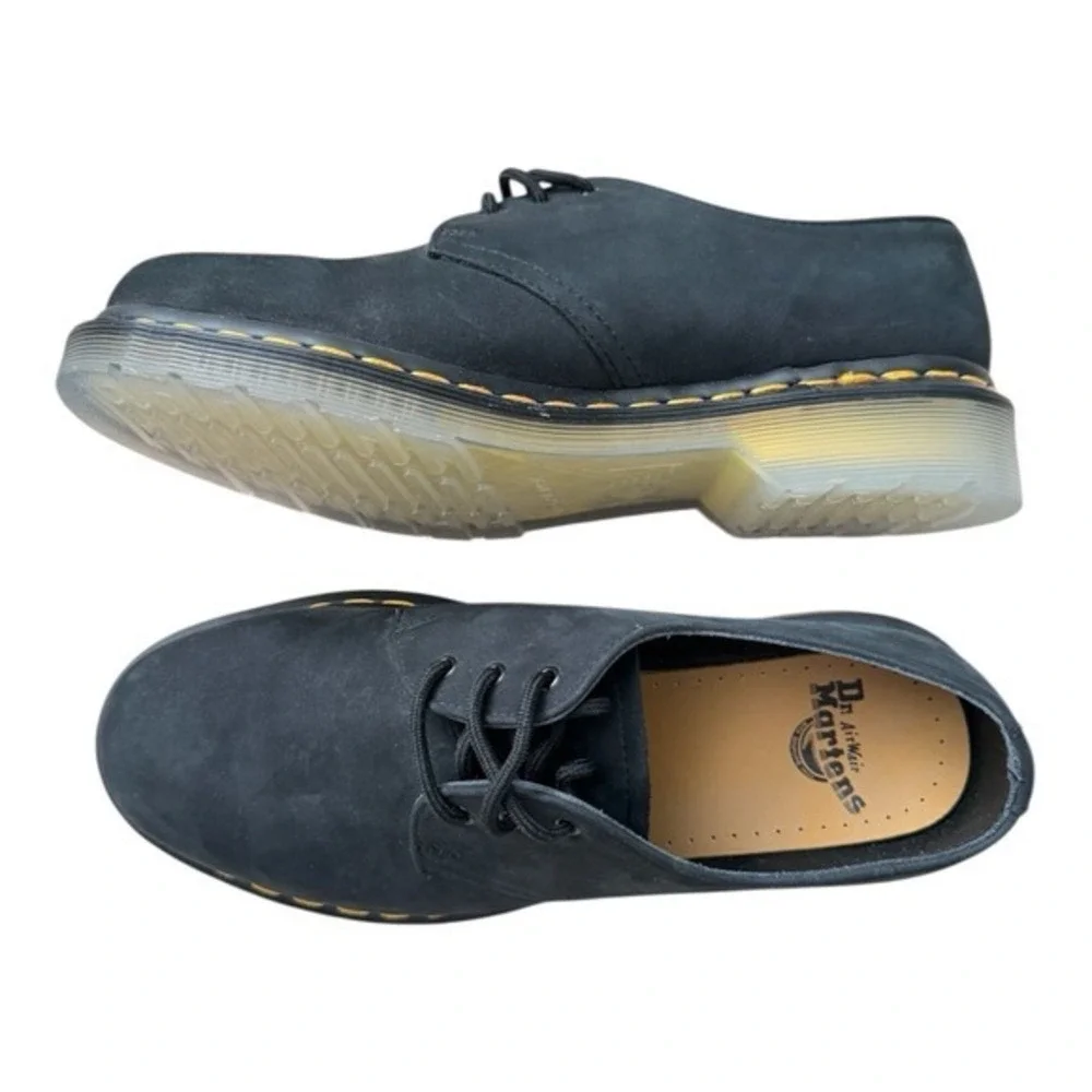 DR MARTENS 1461 Iced II Black Nubuck Leather 3Eye Oxford Shoes Mens 9 Womens 10